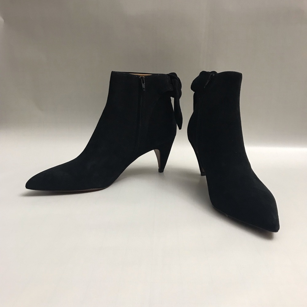 NWOB Joie Black Rena Suede Booties Size 38